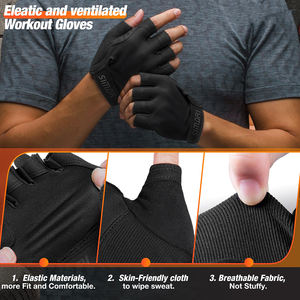 Gants d'haltérophilie de qualité supérieure Gants d'haltérophilie respirants Sports de gymnastique Gants d'haltérophilie de musculation en plein air - Product Image 3