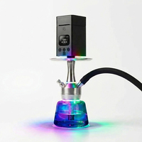 Tête de chicha électrique Storm Weaver 10000mAh, tête de chicha électronique rechargeable, E-HMD intelligent avec contrôle de température, Bluetooth 5.3