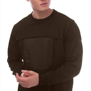 เสื้อสเวตเตอร์แบบสวมหัวสำหรับผู้ชายเสื้อสเวตเตอร์คอกลมลำลองเสื้อผ้าฝ้ายแบบลำลองแนวสตรีทสินค้าพรีเมียม RRI-MSS-19โลโก้และสีได้ตามต้องการ - Product Image 4