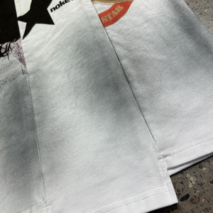 Ropa de calle de algodón de punto pesado personalizada de alta calidad, cuello redondo, gran tamaño, recortado, cuadrado, sólido, transpirable, de secado rápido para hombres - Product Image 4