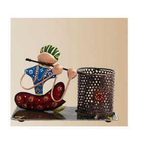 Organisateur de stylos en métal très demandé en Inde pour instruments de musique, accessoire de table vibrant pour les espaces de travail et les coins de la maison - Product Image 4