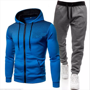 Offre Spéciale OEM ODM Fitness hiver solide à capuche polaire course en plein air uniforme de classe personnalisé sport équipe formation survêtement hommes - Product Image 2