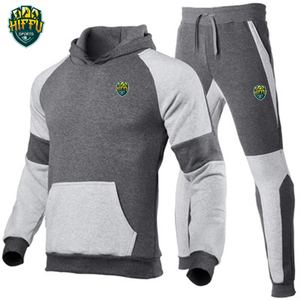 Ropa Deportiva Personalizada de la Mejor Calidad para Hombre, Transpirable, Corte Regular, Trajes Deportivos con Capucha, Color Sólido, Ropa Casual de Calle, 100% - Product Image 3
