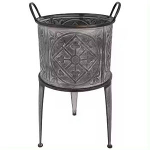 Jardinières galvanisées avec support pour pots de plantes pour jardinières décoratives de jardin les plus vendues des fabricants et fournisseurs - Product Image 1