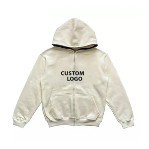 Vente Flash : Sweat à Capuche Homme 100% Coton, Fermeture Éclair Intégrale, Polaire Hiver, Écologique, Couleur Unie, Manches Longues, Qualité Fabrication Supérieure, Personnalisable - Product Image 3