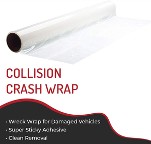 <span class=keywords><strong>Film</strong></span> de protection contre les collisions, 36 pouces x 100 pieds x 3 MIL, <span class=keywords><strong>film</strong></span> de protection pour véhicules endommagés, <span class=keywords><strong>film</strong></span> de protection automobile super résistant, retrait propre - Product Image 1