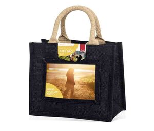 Bolsa Ecológica de Yute Natural, 100% Material de Yute, Logotipo Personalizado, Bolsas de Compras de Yute de Buena Calidad - Product Image 5