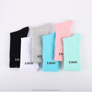 New Trend High Quality Custom Logo Branded <b>Men's</b> Cotton Sports Athletic <b>Socks</b> Unisex Adult Casual Crew Colorful for Winter - Product Image 4