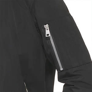 Chaqueta Bomber Clásica de Otoño para Mujer, con Cierre, Resistente al Viento, Transpirable, Ecológica, de Lona, Corte Regular, Mangas Largas - Product Image 6