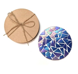 MDF et sous-verre en mosaïque pour la cuisine et le dessus de table, bricolage fait à la main, sous-verre en mosaïque en bois pour tapis et coussins à bas prix - Product Image 6