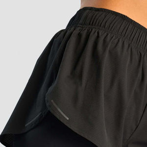 Meilleur prix de gros Logo personnalisé plaine femmes Shorts de gymnastique entraînement gym taille adulte respirant femmes Shorts - Product Image 4