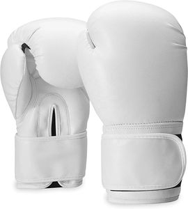 Gants de boxe en cuir de vachette véritable de haute qualité, professionnels avec logo personnalisé OEM Équipement de conditionnement physique Gants de boxe pour hommes - Product Image 3