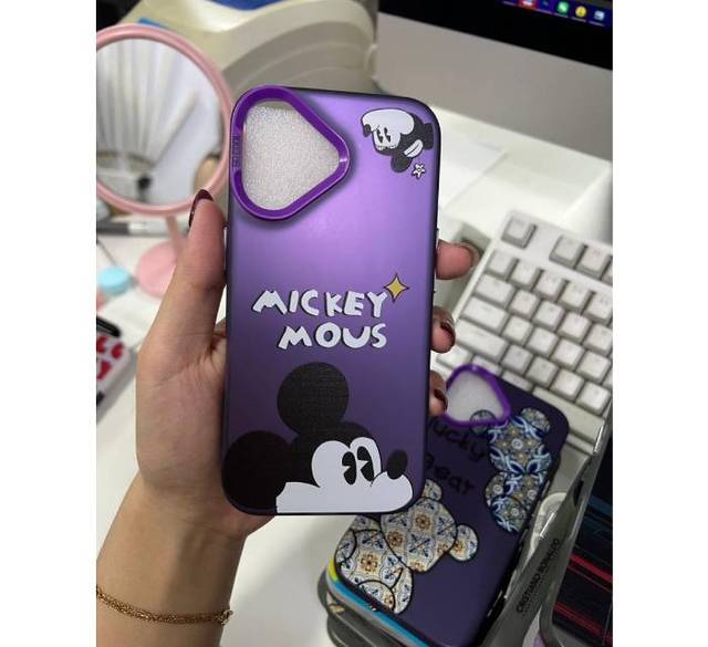 Purple color phone Case iPhone 16E / 15 Pro Max Plus Wireless Charging Compatible Shockproof Cover phone protective case