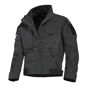 เสื้อแจ็คเก็ตซอฟต์เชลล์แบบยุทธวิธี พร้อมวัสดุกันน้ำ เสริมความแข็งแรงบริเวณข้อศอก สำหรับสวมใส่กลางแจ้ง - Product Image 3