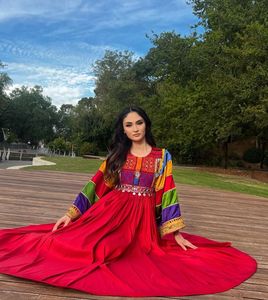 Ropa tradicional hecha a mano vestido afgano de alta calidad mejor Material afgano Vintage vestidos de mujer 0603 - Product Image 2