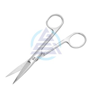 Ciseaux chirurgicaux en acier inoxydable de 14 cm, ciseaux médicaux d'opération, ciseaux droits de dissection, fournitures hospitalières - Product Image 1
