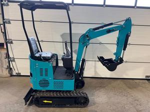Livraison gratuite  KV12 Mini-excavatrice de 1 tonne |   12 HP HPR Diesel |   Profondeur de creusement de 1,65 m |   5 km/h |   Largeur de 950 mm |   Hydraulique Hammer - Product Image 1