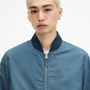 Chaquetas informales de moda de alta calidad para hombre, chaqueta de bombardero transpirable para ropa de calle para hombre, chaquetas de bombardero de poliéster de nailon OEM - Product Image 6