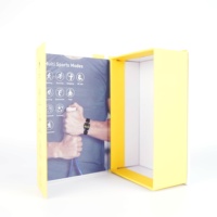 Boîtes de montres de luxe personnalisées boîte cadeau de montre intelligente électronique emballage en carton rigide en papier avec crochets pour apple Watch