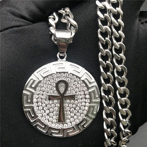 จี้เพชรโมอิสซาไนต์ VVS แบบกำหนดเอง สไตล์ฮิปฮอป หรูหรา รูปทรงกลม เครื่องประดับชั้นดี จี้และชาร์มเพชร - Product Image 3