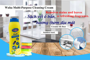 Crème nettoyante multi-usages Waha 725g x 16 flacons Flacons Nettoie les taches sur toutes les surfaces. - Product Image 5