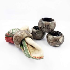 Servilleteros de madera de lavado blanco de alta calidad, decoración de mesa impresionante, agregue un toque romántico, cenas, fiestas, bodas, ocasiones especiales - Product Image 3