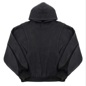 เสื้อฮู้ดดี้ผ้าฝ้ายเฟรนช์เทอร์รี่หนานุ่มพิเศษสำหรับฤดูหนาว  แบบย้อมสีเอซิดวอช  ตกแต่งด้วยงานปักโลโก้  น้ำหนัก 430 กรัม  ผลิตตามสั่ง เป็นมิตรต่อสิ่งแวดล้อม สำหรับผู้ชาย - Product Image 1