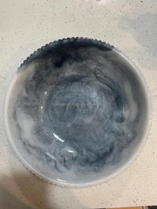 Bol à salade en résine unique, artisanal, sans BPA, écologique, passe au lave-vaisselle, cadeaux de luxe personnalisables, décoration - Product Image 6