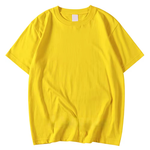 T-shirt Homme Uni Noir Épais 280 g/m² de Haute Qualité, Personnalisable avec Broderie, T-shirts Sportifs en Maille Douce Premium pour Hommes - Product Image 6