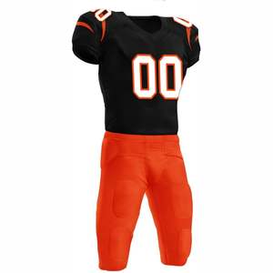 เสื้อฟุตบอลอเมริกันแบบสั่งทำขายส่ง ทรงโอเวอร์ไซส์ สำหรับผู้ใหญ่ ระบายอากาศได้ดี แขนสั้น เหมาะสำหรับการฝึกซ้อม - Product Image 3