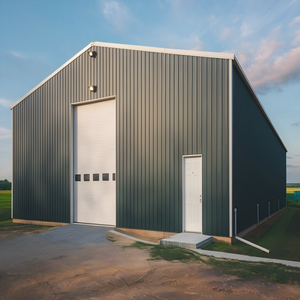 Bâtiment préfabriqué 45 x 25, abri préfabriqué, entrepôt <span class=keywords><strong>de</strong></span> stockage, <span class=keywords><strong>garage</strong></span> extérieur en métal - Product Image 3