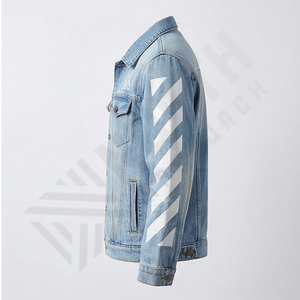 Chaqueta Vaquera de Moda Urbana Reversible con Logotipo Personalizado, Chaqueta de Motociclista para Hombre, de Alta Calidad, Duradera, para Exteriores - Product Image 3