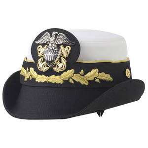 Logo de casquette d'uniforme de cérémonie du fournisseur N-avy de vice-chef de police de cérémonie en gros personnalisé - Product Image 2