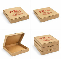 Fournisseur de boîtes à pizza à emporter, emballages en papier ondulé personnalisés de haute qualité, durables et imprimés