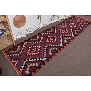 Tapis Ethnique Vintage Turc Rouge Bleu Patchwork Design Grande Surface 2.9m X 10.6m Classique Laine Latex pour Couloir Rectangle Tapis de Chambre - Product Image 3