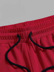 กางเกงขาสั้นตาข่ายเอวยางยืดสำหรับผู้ชาย,กางเกงขาสั้นผู้ชายแบบสั่งตัด - Product Image 3