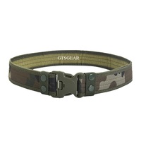 BLT04 ceinture tactique d'entraînement de chasse en nylon en plein air ceinture en nylon avec boucle en plastique à dégagement rapide ceinture tactique légère en nylon