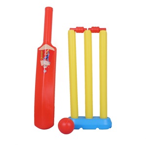 Plastic Cricket Kit Beginner <b>Bat</b> for All Ages Durable Outdoor Play Set Wholesale Supplier - Product Image 6