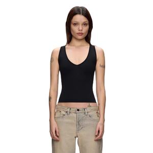 Camisetas sin Mangas de Algodón Puro con Cuello en V Profundo, Ajustadas y Moldeadoras, de Alta Calidad, Transpirables, para Mujer - Product Image 2