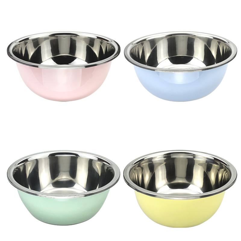 Stainless Steel Mixing Bowl Set Colorful