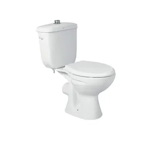 Global Supplier Selling Water Saving Two Piece Water Closet Toilet for Home & Commercial Use with 5 Years Warranty at Low Price