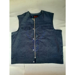 เสื้อกั๊กหนังคอวีคอวีสำหรับผู้ชายน้ำหนักเบาแบบกลับด้านได้ของตกแต่งโลโก้100% คุณภาพสูง - Product Image 6