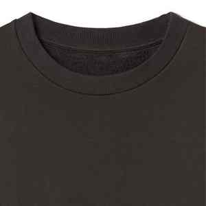 Sweat-shirt à col rond personnalisé 100% coton gris French Terry Sweat-shirt à col rond surdimensionné Sweat-shirt uni Streetwear Sweat-shirt à col rond de luxe - Product Image 3