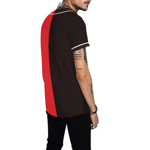 Camiseta de béisbol para hombre con tasa razonable OEM, camiseta de béisbol para hombre de gran calidad, hecha a medida, de tendencia superior, superventas, con peso ligero - Product Image 2