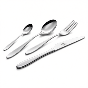 Juego de Cubiertos de Acero Inoxidable de 24 Piezas ISCHIA Cromado Pulido COF24IS CR Eme Cuchillos Elegantes para Cena - Product Image 2