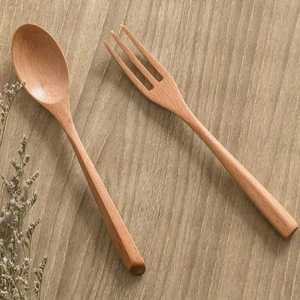 8-Piece Natural Rustic Wooden Utensil Set Reusable Eco-Friendly Cutlery for Home Dining Includes Spoon Rests & Pot Clips - Product Image 4