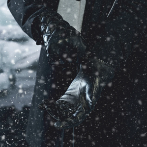 Guantes de cuero con pantalla táctil cálidos negros para exteriores para hombre y mujer de invierno personalizados - Product Image 6