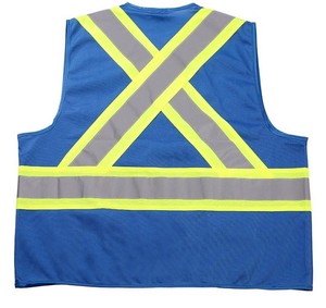 Chaleco de Seguridad Reflectante Personalizado por el Fabricante, Chaqueta Reflectante 100% Poliéster, Chaleco de Seguridad de Alta Visibilidad - Product Image 6