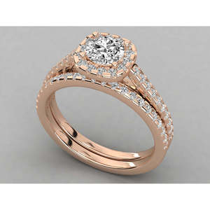 Anillo Solitario de Oro de 9K para Mujer con Diamante Cultivado en Laboratorio, Elegante y Lujoso - Product Image 4