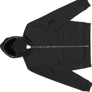 Style tendance personnalisé lavé recadrée fermeture éclair vers le haut Sun Faded Heavyweight GSM 100% coton surdimensionné hommes à capuche - Product Image 6